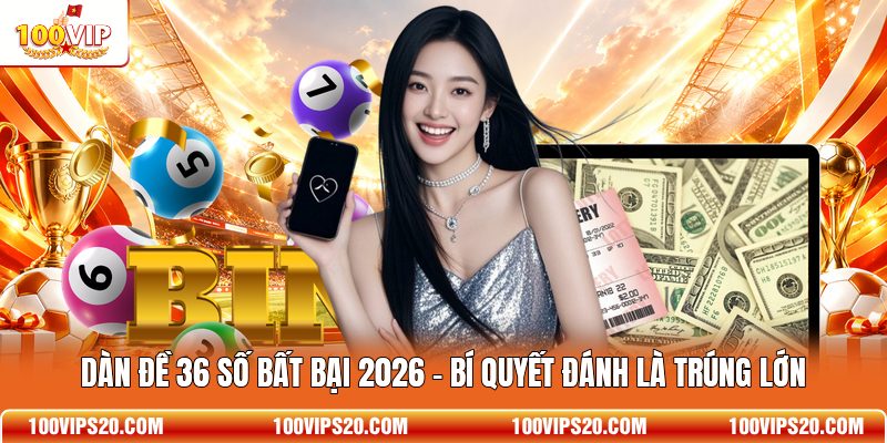 Dàn Đề 36 Số Bất Bại 2026 - Bí Quyết Đánh Là Trúng Lớn